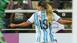 Agostina Holzheier, seleccion argentina femenina
