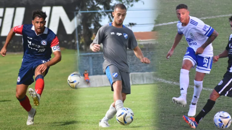 Cristian Sánchez de Central Córdoba, Juan Cisneros de Argentino y Denis Rodríguez de Leones