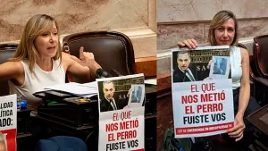 Bregman en la exposición de Adorni