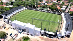 Estadio La Huerta, la casa de Libertad de Paraguay, donde jugará ante Rosario Central por Copa Libertadores