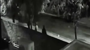 Ladrones ingresando a la casa