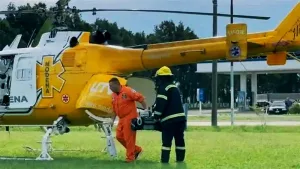 helicóptero sanitario