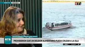 Debe alimentos y no podrá pisar la isla: fallo ejemplar en Rosario