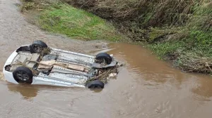 "Es un milagro": habló el hermano del joven que cayó con su auto a un arroyo