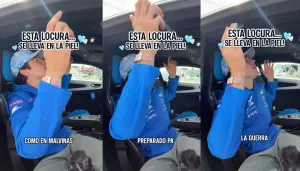 Alpine censuró un video en el que el argentino Colapinto canta una cumbia con referencias a Malvinas y la guerra con Inglaterra