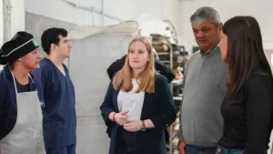 El Intendente Ricci y la Ministra Tejeda