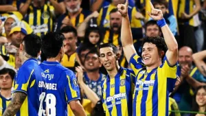 Festejo de Gol de Rosario Central