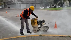 Casilda: Estamos trabajando en Av. Ovidio Lagos y Fray Luis Beltrán