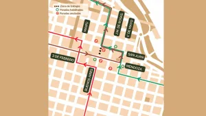 Desde el lunes calle Buenos Aires entre Mendoza y San Juan estará cortada por 45 días