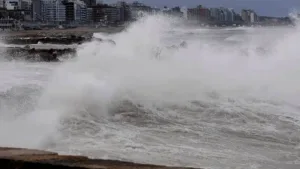 Crecida en mar del Plata
