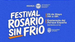 Festival Rosario Sin Frío: música, arte y solidaridad en el Parque España para asistir a personas en situación de calle 