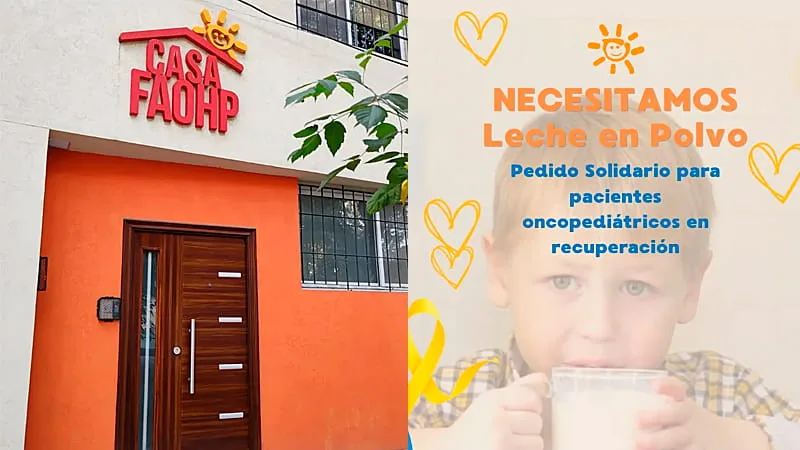 La Fundación Faohp lanza una campaña solidaria de leche en polvo para niños en tratamiento oncológico