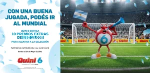 Quini 6: con una buena jugada se puede ir al Mundial y alentar de cerca a la selección argentina