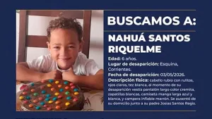 Activaron el Alerta Sofía por la desaparición de un niño de 6 años al que se lo llevó su padre en Corrientes