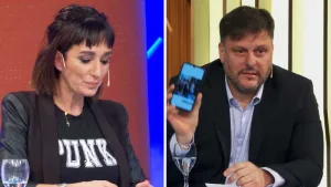 Leila Gianni y Leandro Santoro