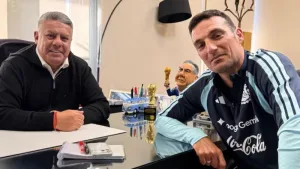 Scaloni se reunió con Tapia