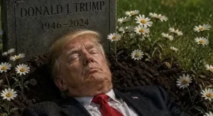 Un popular actor de la saga “Star Wars” publicó una foto de Trump en su tumba y lo tildaron de “enfermo”