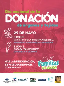 En el Monumento, Rosario late por la donación de órganos y las nuevas oportunidades de vida