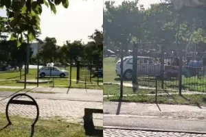 Otro episodio vial en Parque Alem: un automovilista fue denunciado por maniobras peligrosas