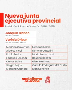 autoridades partido socialista santa fe