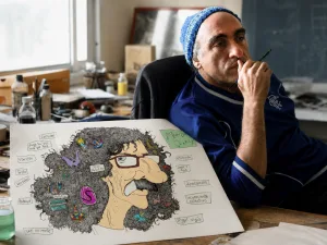 Rep presentó “Charly absoluto”, un imponente retrato gráfico acerca del mito García, en la Feria del Libro porteña