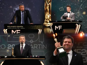 Guido Kaczka ganó el Martín Fierro de Oro 2026, en una noche donde los reclamos al gobierno tuvieron gran protagonismo