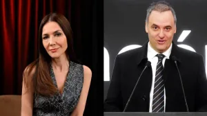 Cristina Pérez y Manuel Adorni