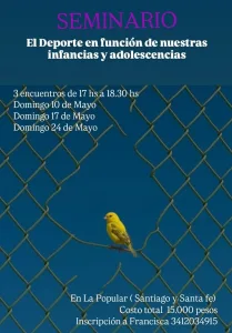 Kurt Lutman propone unos domingos diferentes para poder pensar el deporte en función de infancias y adolescencias