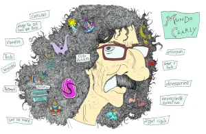 Rep presentó “Charly absoluto”, un imponente retrato gráfico acerca del mito García, en la Feria del Libro porteña