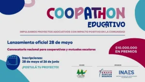 Coopathon Educativo: Inaes y Grupo Sancor Seguros lanzan concurso para docentes y estudiantes
