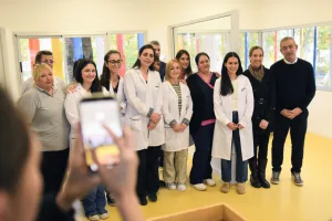 Javkin en la inauguración de sala de Oncohematología en el Vilela: "Estamos haciendo lo que Nación no hace"