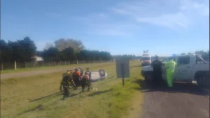 Confirman dos muertes tras el vuelco de un auto en la autopista a Córdoba a la altura de Funes
