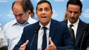 El secretario de Trabajo, Julio Cordero