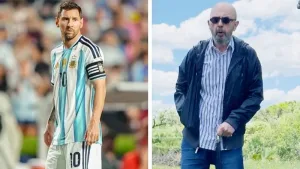 Messi y El Indio Solari