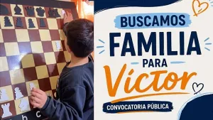 Victor que busca ser adoptado