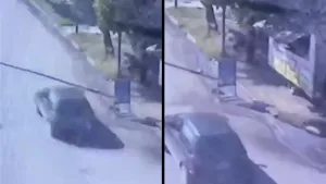 Video: una cámara registró a Barrelier trasladando el cuerpo de Agostina hacia el descampado