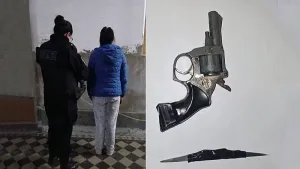 Niños armados en la calle: la impactante escena que terminó con una detención
