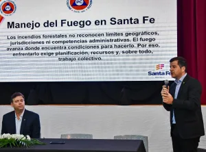 Provincia informó cómo trabaja para prevenir incendios durante el Foro Nacional de Humedales que se realizó en Villa Ocampo