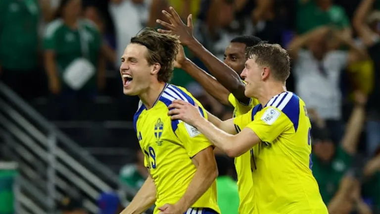 Suecia tuvo un debut arrollador en el Mundial y goleó a Túnez en Monterrey