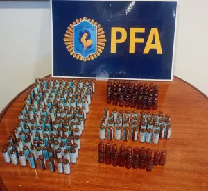 Encuentran 300 ampollas de fentanilo y morfina en las localidades de Acebal y Wheelwright