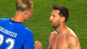 el encuentro entre Lionel Messi y el hijo de un ex compañero del Barcelona