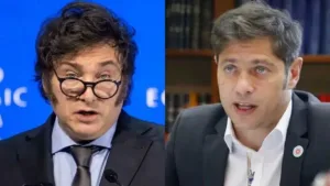 Según encuesta, Milei supera a Kicillof por 1,2% en un eventual balotaje: la distancia se redujo 3 puntos en un mes