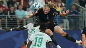 De la mano de un Haaland intratable, Noruega venció a Senegal y definirá con Francia el primer puesto del grupo