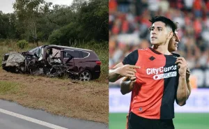 Grave lesión para Saúl Salcedo tras un choque fatal en la Ruta 11