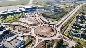 El Aeropuerto Internacional de Rosario amplió su infraestructura vial y capacidad de estacionamiento