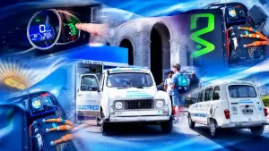 Le pusieron baterías de litio a un Renault 4 argentino y ahora recorre 100 km por menos de lo que cuesta un café