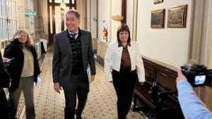 Diego Santilli, y Patricia Bullrich