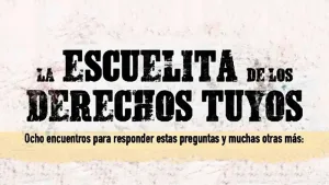 La Escuelita de los Derechos Tuyos: invitan a jornadas en el Colegio de Magistrados