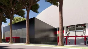 Newells, microestadio nuevo construccion