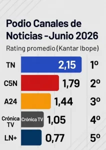 Crisis en la pantalla de LN+: ya perdió la mitad de la audiencia y preocupa tanto a los Saguier como al gobierno de Milei